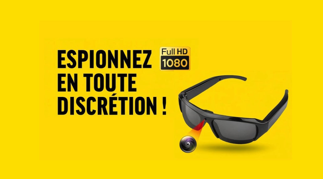 Lunettes caméra Full HD 1080p